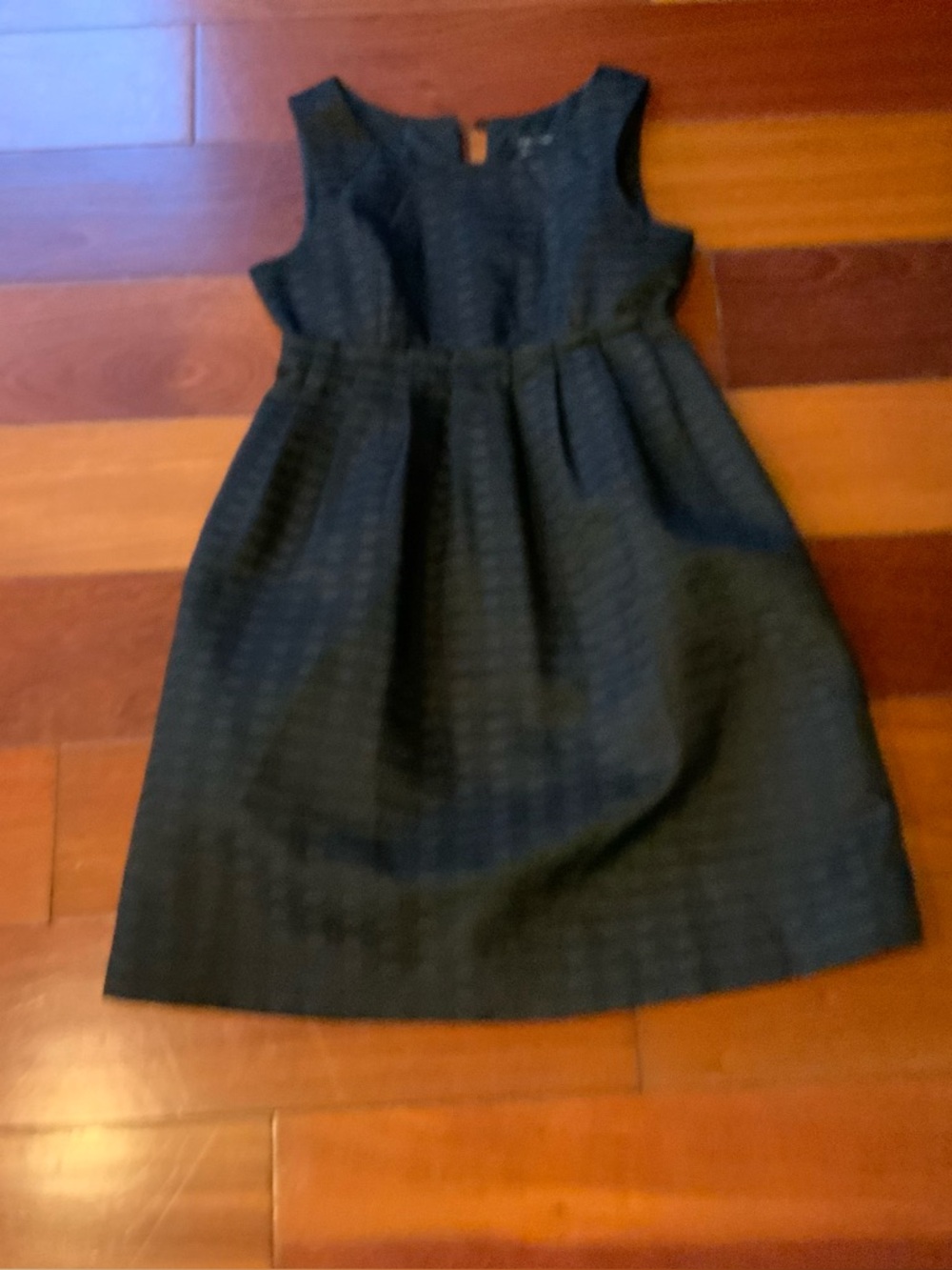 Max & Cleo Navy Sleeveless Fit-and-Flare Dress